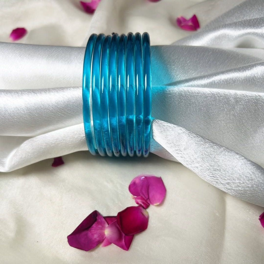 Multi viral Jelly 18 Bangles  With 4 ghunghru Kare