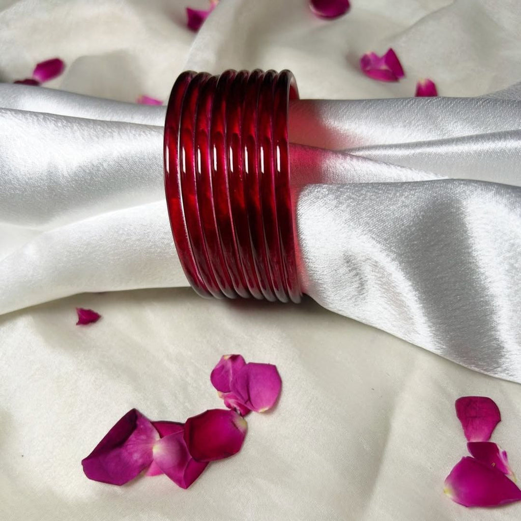 Multi viral Jelly 18 Bangles  With 4 ghunghru Kare